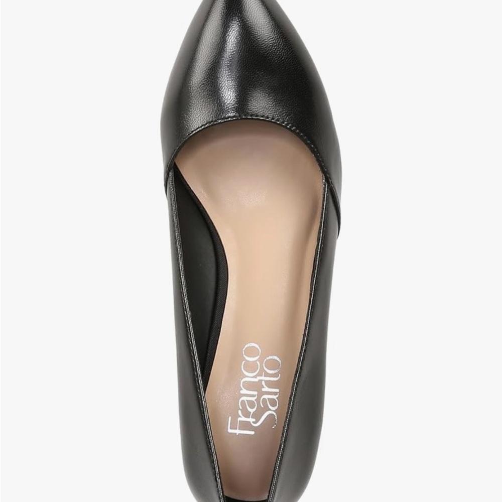 Franco Sarto Women's Black Leather Pumps